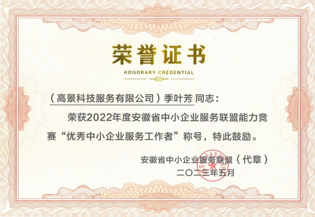 中瑞尊龙时凯“研发管理体系标准化咨询服务”荣获2022年度安徽省中小企业服务联盟能力竞赛“创新服务项目”(图2)